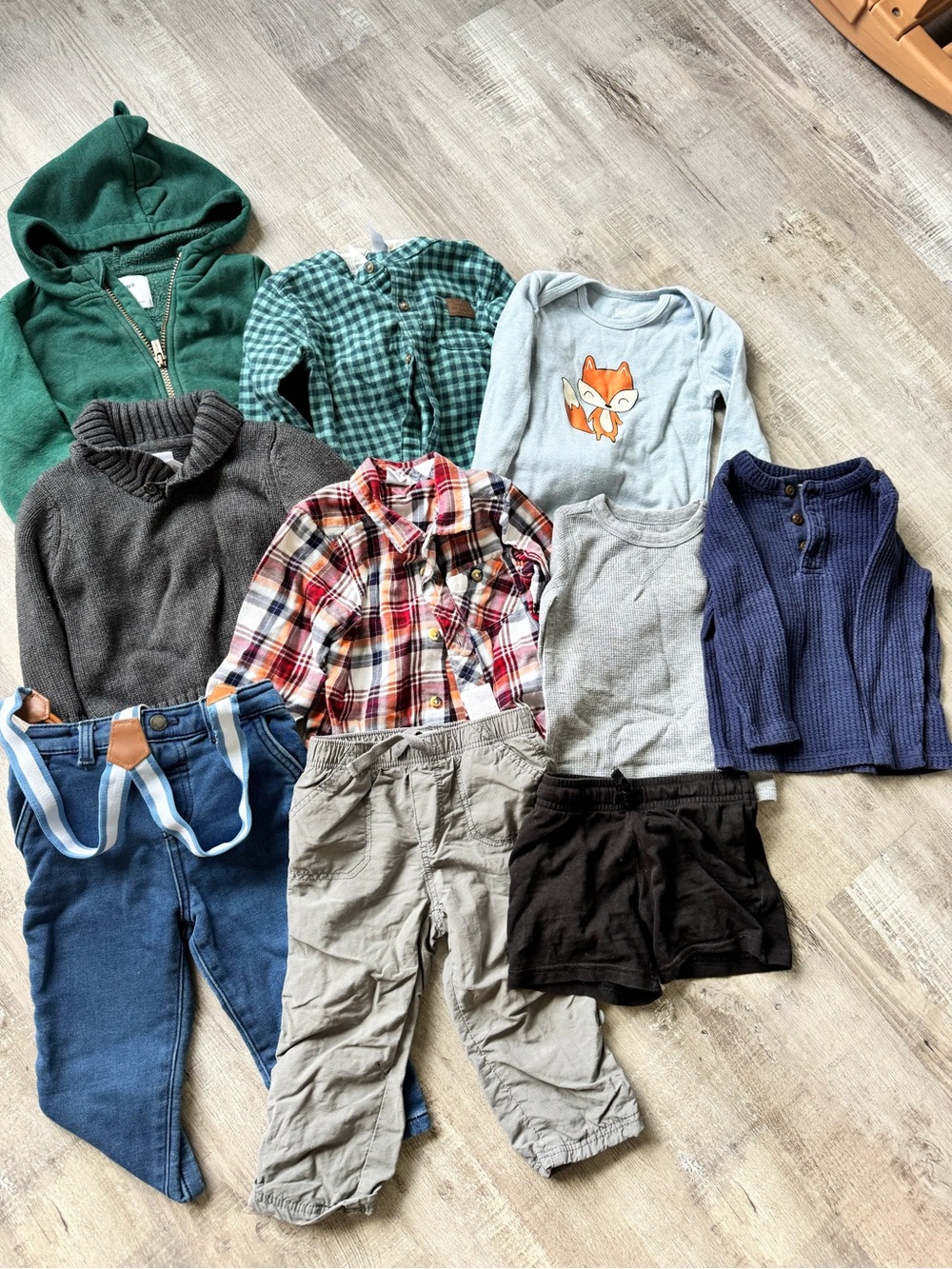 Mixed Boys' Shirt & Top Bundle - long sleeves lot 18-24m